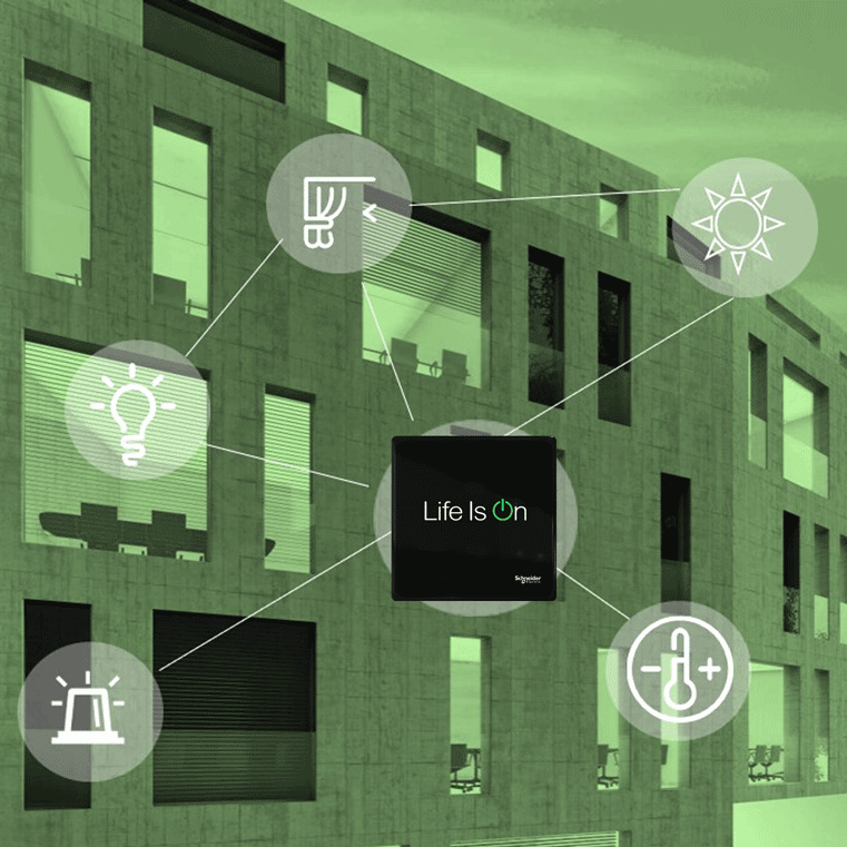 SpaceLogic KNX funktioner og produkter billede